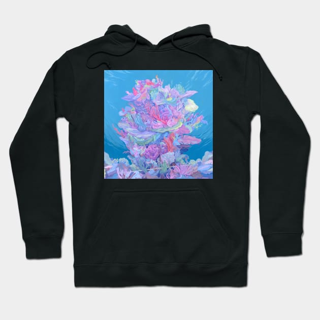 Coral #1 Hoodie by Eric Hosford